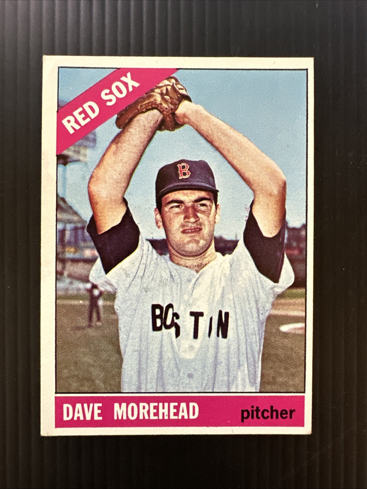 1966 TOPPS #135 DAVE MOREHEAD BOSTON RED SOX EX *Hot Corner Vintage* A