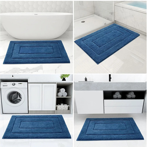 Mikrofaser Badteppiche Rutschfest Waschbar Bad Fußmatte Wasserabsorbierend Beständig - Bild 21 von 33