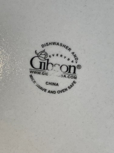 Gibson Designs Elite 8,5" Durchmesser weiß geprägt Essteller (992) - Bild 2 von 3