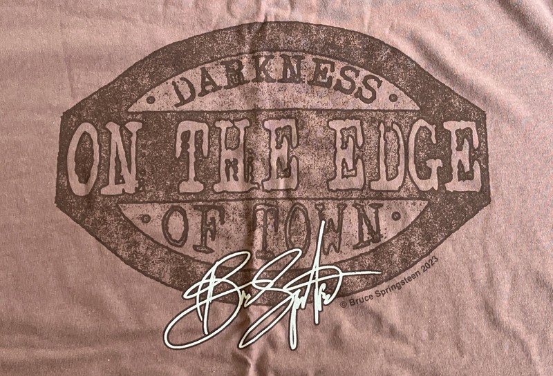 Bruce Springsteen and the E Street Band Darkness on the Edge of Town Shirt XL