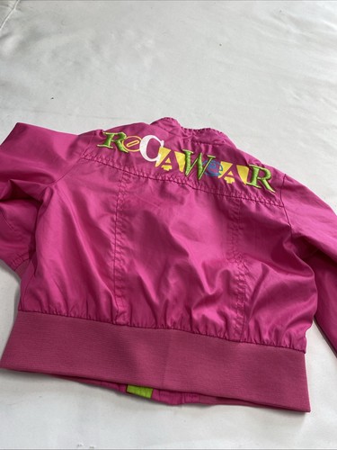 Rocawear Girls 2T Hot Pink Lime Green Full Zip Jacket - Picture 11 of 13