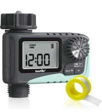 Sprinkle Timer Outdoor, Programmable Watering Irrigation Timer with Rain Delay