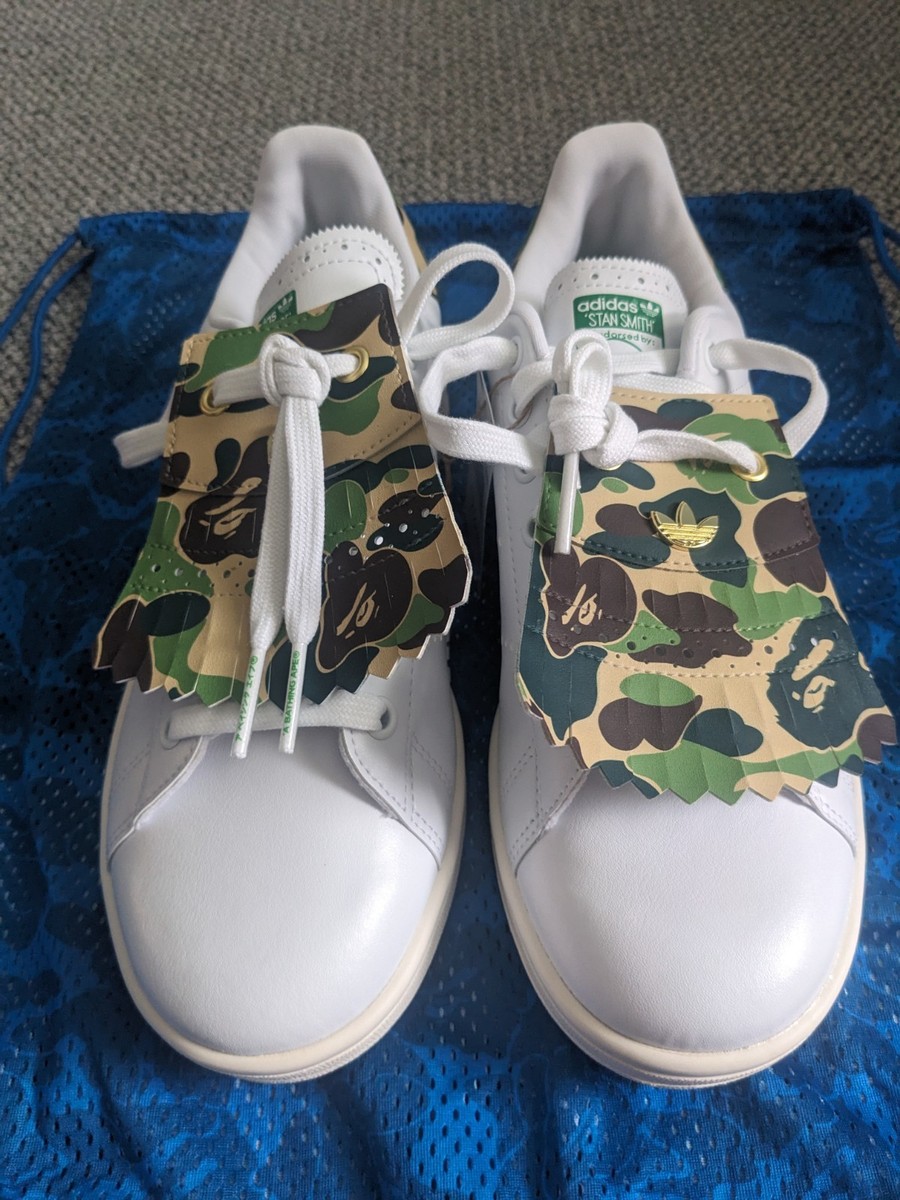 Adidas X A Bathing Ape Stan Smith G Bape Mens Golf Shoe Size Adidas X A Bathing Ape Stan Smith G Bape Mens Golf Shoe Size