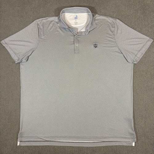 Johnnie O Featherweight Poloshirt Herren XL S/W Geometric Golf Performance Polo - Bild 2 von 5