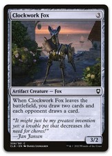 Clockwork Fox #308 (NM) Baldur's Gate CLB Magic MTG