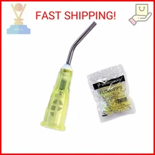200 19 Gauge Dental Pre Bent Dispensing Needle Etch Tips - Blunt Disposable Oral
