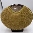 Vintage Counselor Bathroom Scale Gold Shag Carpet Fur Oval MCM Retro Works