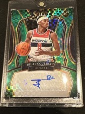 2023-24 Panini Select Bilal Coulibaly Auto Green Prizm #RS-BIL /5 SSP