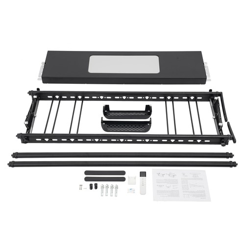 Elektrischer einziehbarer Lüftungsständer Wäscheständer mit Fernbedienung & Licht - Bild 5 von 16