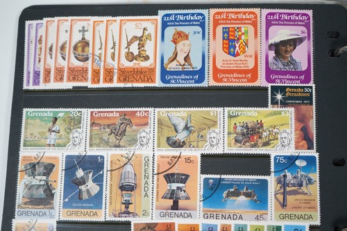 COLECCIÓN GRANADA DE 700+ SELLOS Y 15 HOJAS SOUV COMO NUEVAS Y USADAS EN PÁGINAS DE STOCK - Imagen 10 de 20