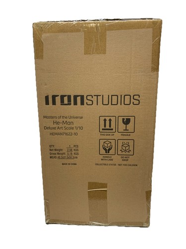 Estatua He-Man Masters of The Universe Iron Studios Deluxe escala 1/10 MOTU nueva - Imagen 9 de 11