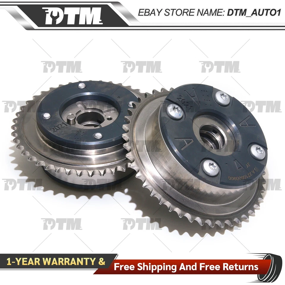 Ajustador de árbol de levas 2710500847 2710501047 2 piezas para Mercedes-Benz M271 C230 W203 Foto 2 de 4