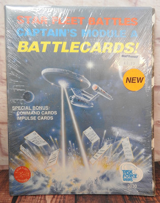 Star Fleet Battles RPG Captain's Module A Battlecards - Task Force #3030 SEALED