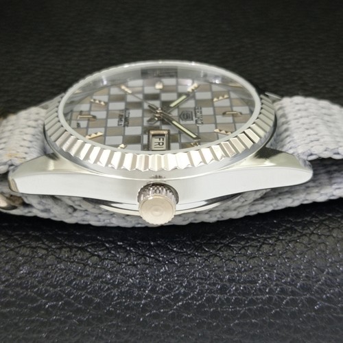 JAPAN VINTAGE REFURBISHED SEIKO 5 AUTOMATIC MENS GREY COLOR DIAL WATCH a440358-1 - Picture 5 of 10