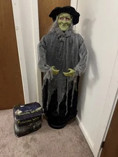 5FT Life Size Tekky Toys Floating Witch Spirit Halloween 2007 Rare With Box READ