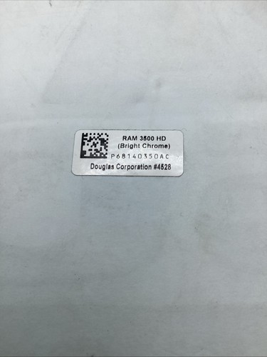 Dodge Ram 3500 2013-18 nuevo emblema de puerta de alta resistencia OEM 68140350AC - Imagen 3 de 3