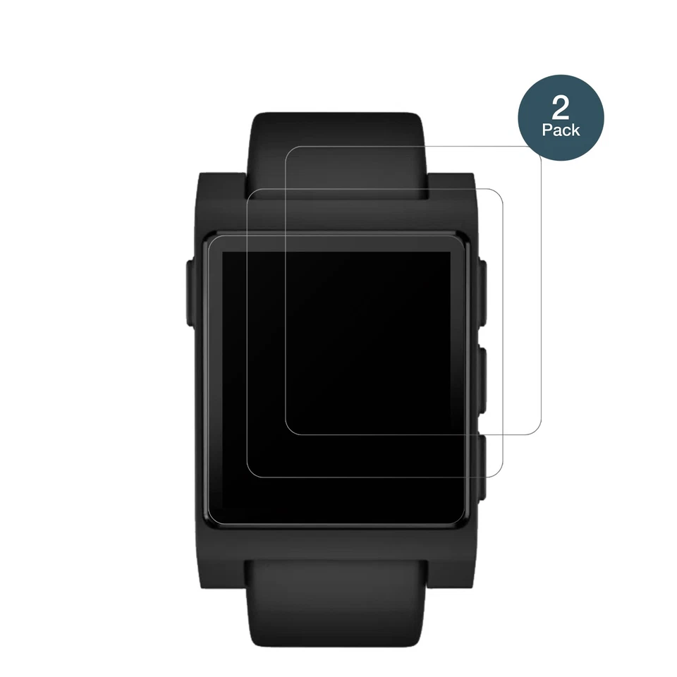 2x Protector de Pantalla para Pebble Core Time 2 Cristal Flexible Mate 9H dipos Foto 2 de 4