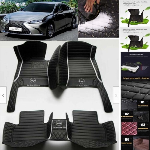 For Lexus ES Car Floor Mats Custom Waterproof Luxury Carpets Auto Liner - Foto 2 di 34