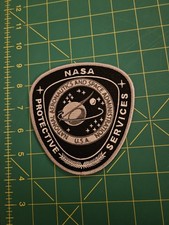 Black & Grey NASA Protective Services Patch F...