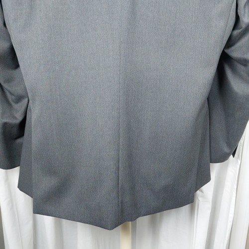 Stafford Travel Suit Charcoal Gray Wool Poly Classic Fit 46S Slacks 38x32 MINT - Picture 15 of 15