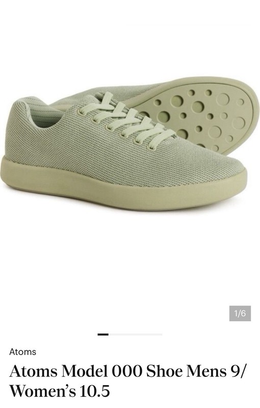 Atoms model 000 Olive Green Size 9 Men / Size 10.5 Women