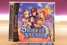 Skies of Arcadia (Sega Dreamcast, 2000) Complete ($1 Shipping Available)