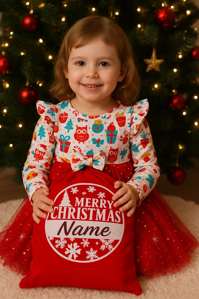 christmas girls dress - Image 3 of 3