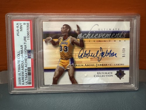 2005-06 Upper Deck Ultimate Collection Kareem Abdul-Jabbar On Card Auto #’d 76
