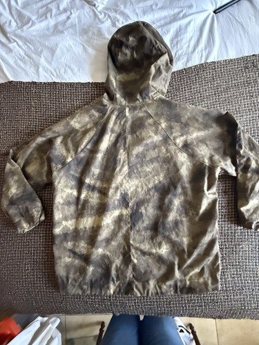 Represent Clo Hoodie Waxed Cotton Made in England Mens Size XL Camo Parka - Picture 16 of 21