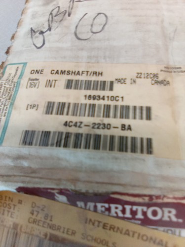 Meritor Camshaft/RH ZZ12C06, New Old Stock, Free Shipping - Picture 4 of 6