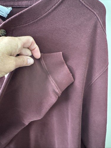 Carhartt Herren 3 Knopf Langarm Henley Thermo Hemd Größe Large - Bild 4 von 8