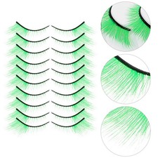 10 Pairs False Lashes for Parties Extra Long Eyelashes Halloween