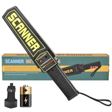 RANSENERS Handheld Metal Detector Super Scanner Security Wand Safety