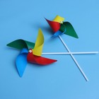 20 Pcs Plastic Colorful Windmill Pinwheel Wind Toy for Outdoor Play