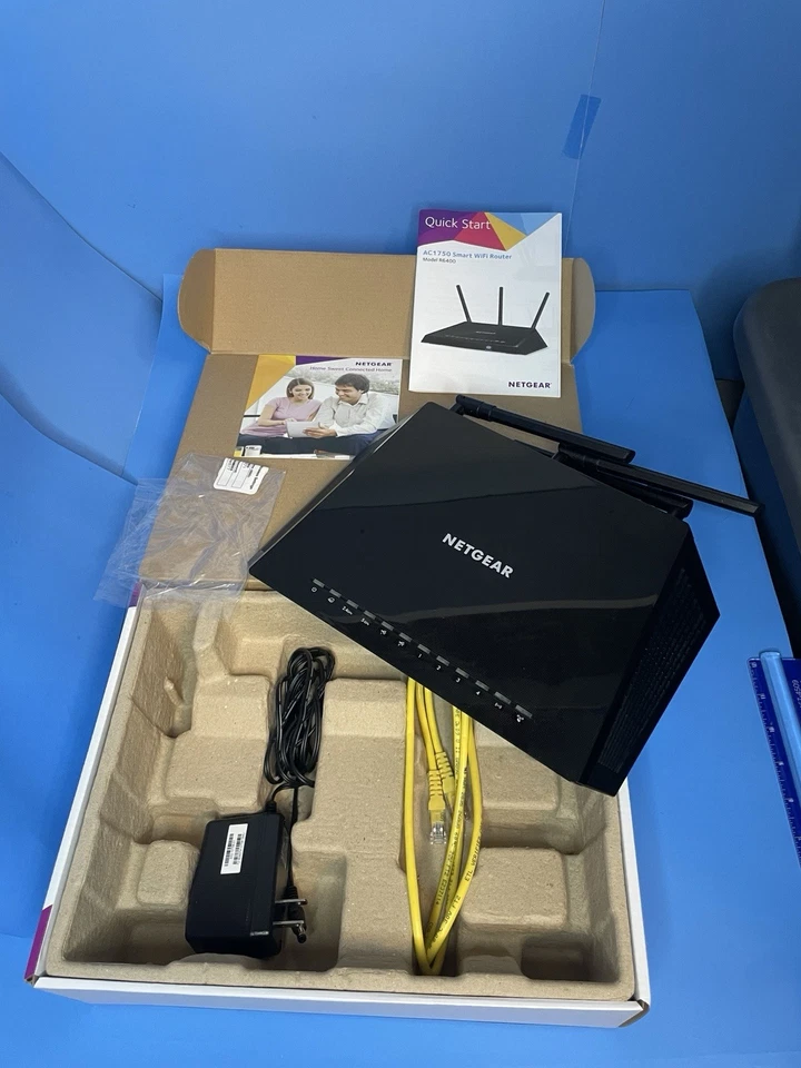 NETGEAR AC1750 Smart WiFi Router - WiFi 5 Dual Band Gigabit (R6350) OPEN BOX - Image 4 of 4