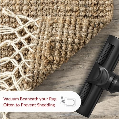  Raleigh Farmhouse Jute Tasseled Runner Rug, 2' 6" x 10', Natural  - Picture 4 of 7