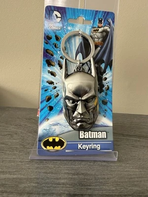 Monogram International Batman Cowl Keychain Raised Detail 2015 New In Package - Image 1 of 2