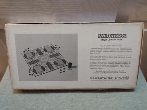 Vintage 1975 Selchow & Righter Parcheesi Board Game Complete Without Box Insert - Picture 3 of 8