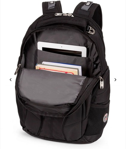 SwissGear Sac à Dos Airflow Ordinateur Portable Tablette 1223 Noir Sac à Dos Porté Une Fois ! - Photo 4/16