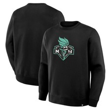 Men's Fanatics Black New York Liberty Essential Legacy Sweatshirt