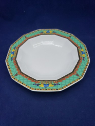 Rare VERSACE Le Voyage de Marco Polo Bowl Soup Plate Rosenthal Fine Setting - Picture 5 of 10