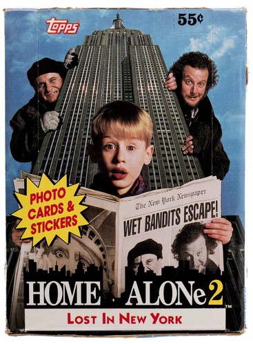 RARE Home Alone 2 Topps Trading Baseball Cards Full Box 36 Unopened Packs - Picture 17 of 17