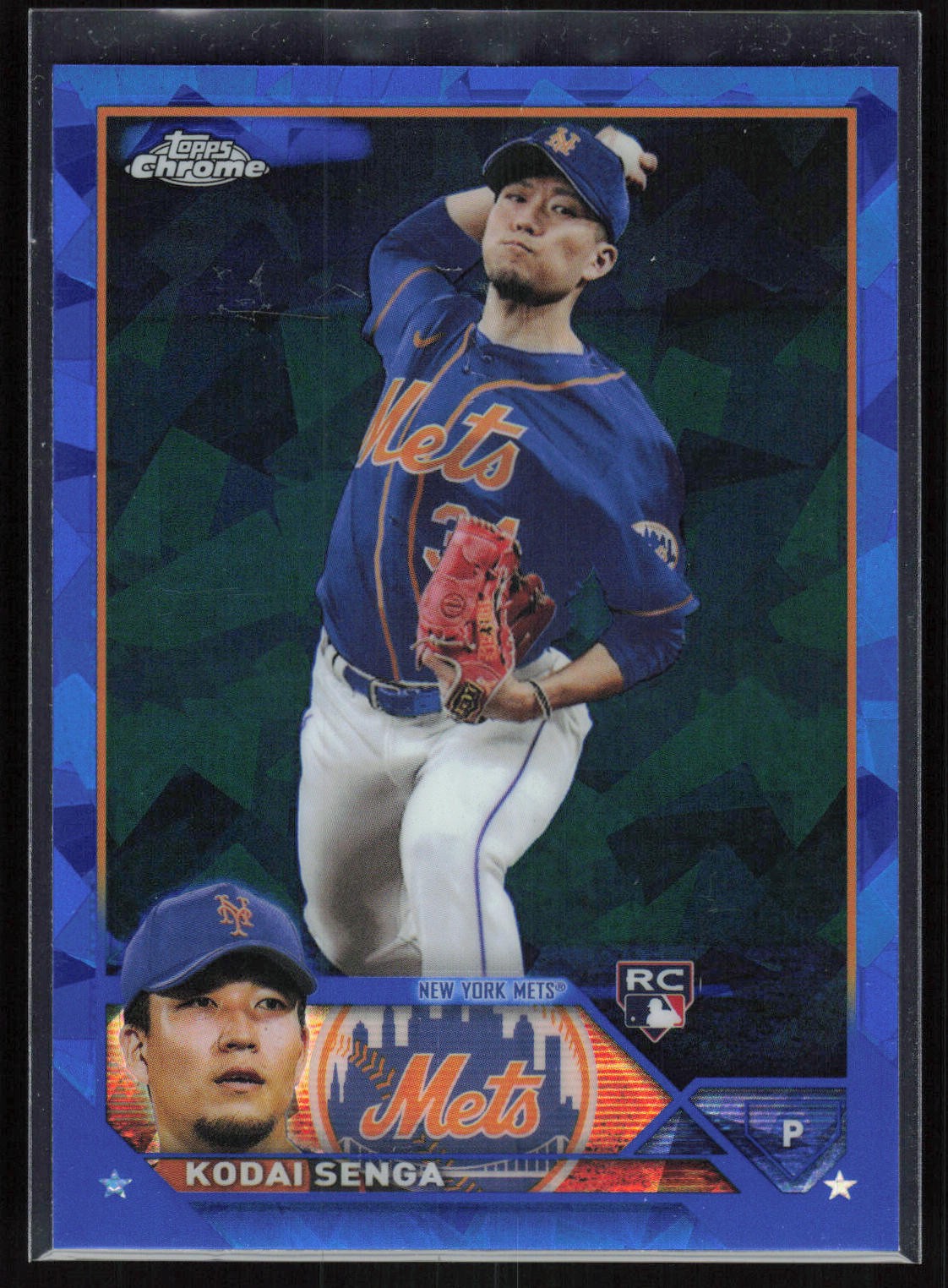 Kodai Senga 2023 Topps Chrome Sapphire Edition #362 RC New York Mets
