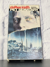 Pet Sematary (VHS, 1989) - Stephen King 80's Horror Movie Cult Classic Paramount