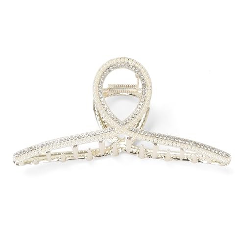  Large Metal Hair Clip for Women's Thick Hair 4.5 Inch, Pearls and Style 2 - Imagen 1 de 7