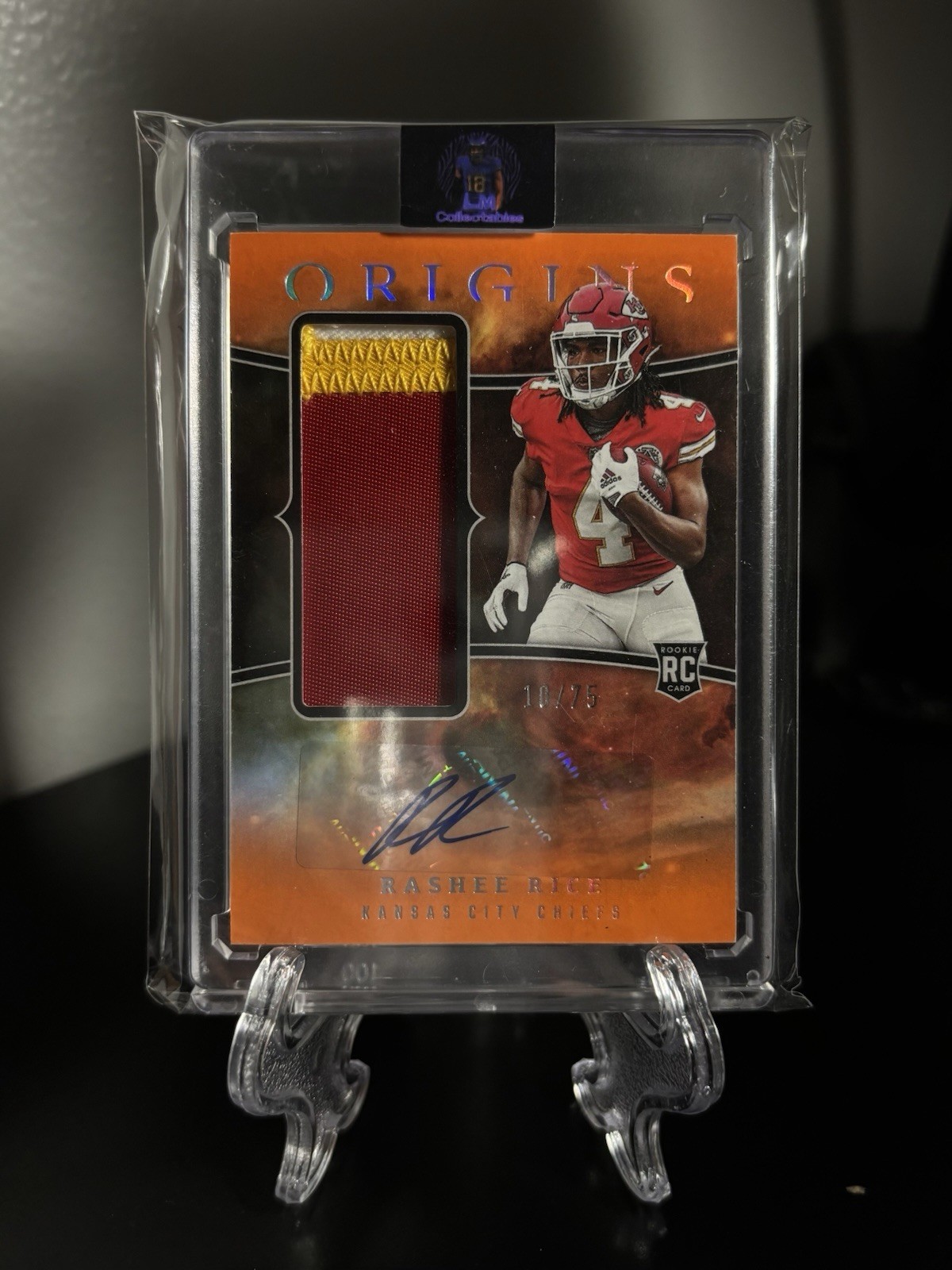 2023 Panini Origins - Rookie Jumbo Jersey Autographs Rashee Rice #RJJA-RR Orange