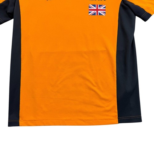 Castore T-Shirt XL Juniors Yellow Short Sleeve Mclaren Formula One Team Jersey - Picture 5 of 9