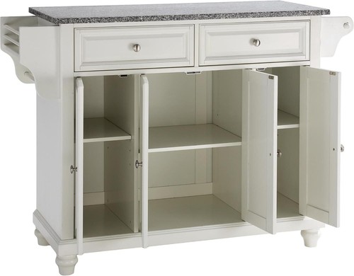 Crosley Furniture Cambridge Kitchen Island with Solid Grey Granite Top, 52" - Picture 10 of 19