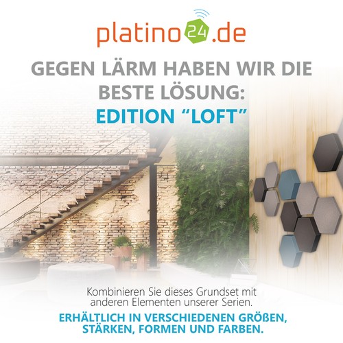 Edición "LOFT" 12 absorbedor panal elemento acústico pared / techo de Basotect ® #L010 - Imagen 2 de 8