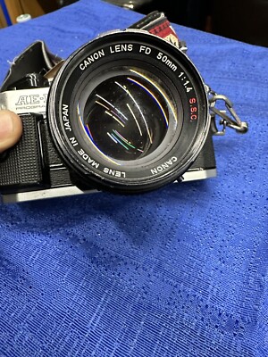 フィルムカメラ [#471] CANON AE-1 PROGRAM & FD 50mm 1.4 Canon AE-1 Program Film Camera FD 50mm 1:1.4 Lens From JAPAN